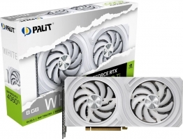 Palit GeForce RTX 4060 Ti Dual White Edition 8GB, NE6406T019P1-1048L